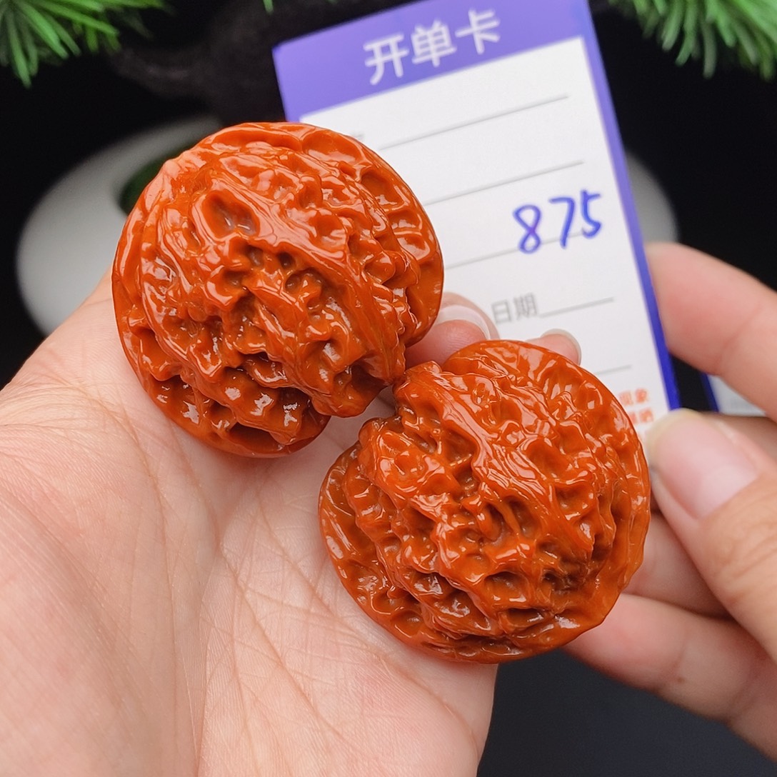 文玩核桃把件41苹果875