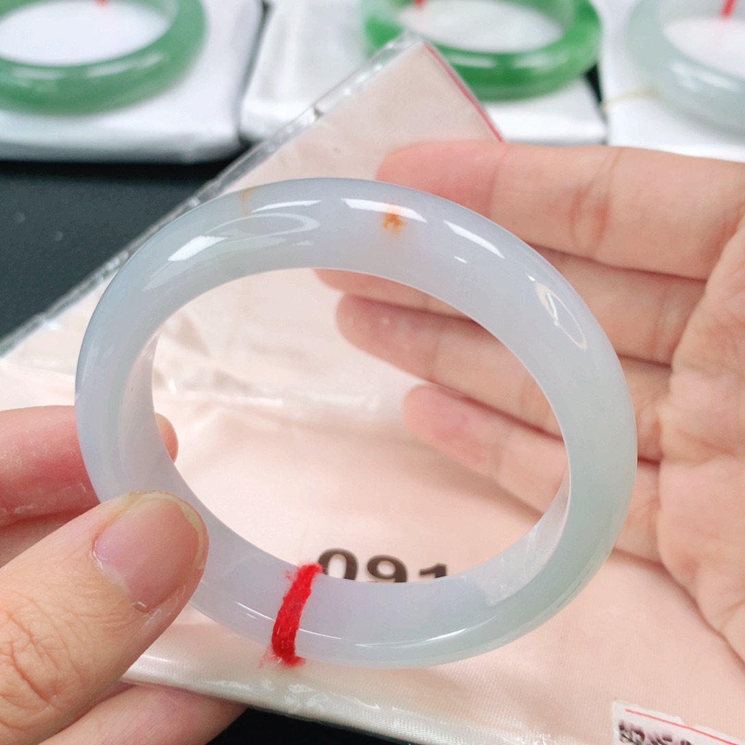 未镶嵌手镯翡翠缅甸52.5