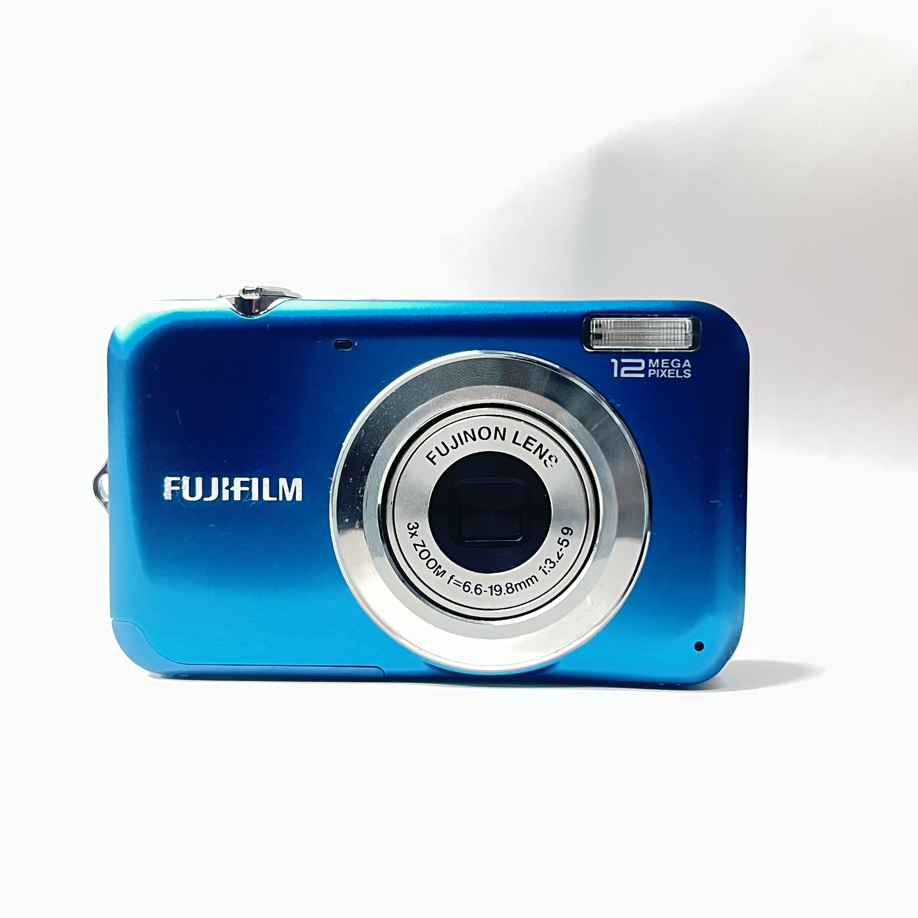 95新 Fujifilm/富士 jv100蓝1200万像素5倍变焦数码相机