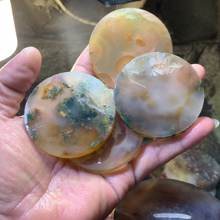 用***1定制玛瑙天然玛瑙牌子四个