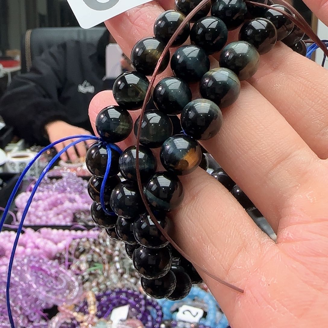 水晶手链未镶嵌681虎眼石