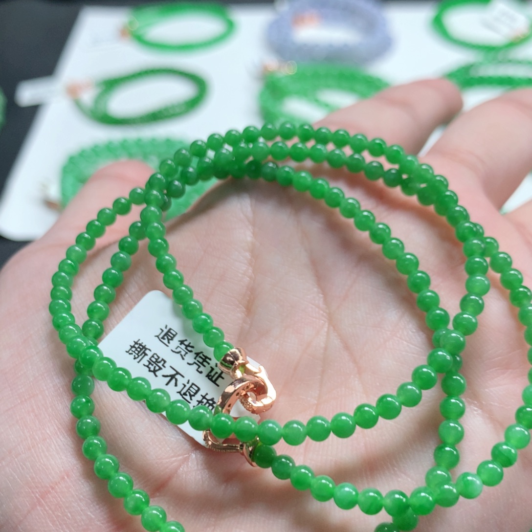 翡翠未镶嵌手链翡翠