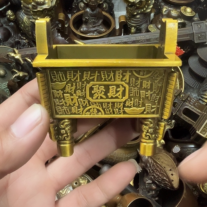 顺顺利利，铜器摆件