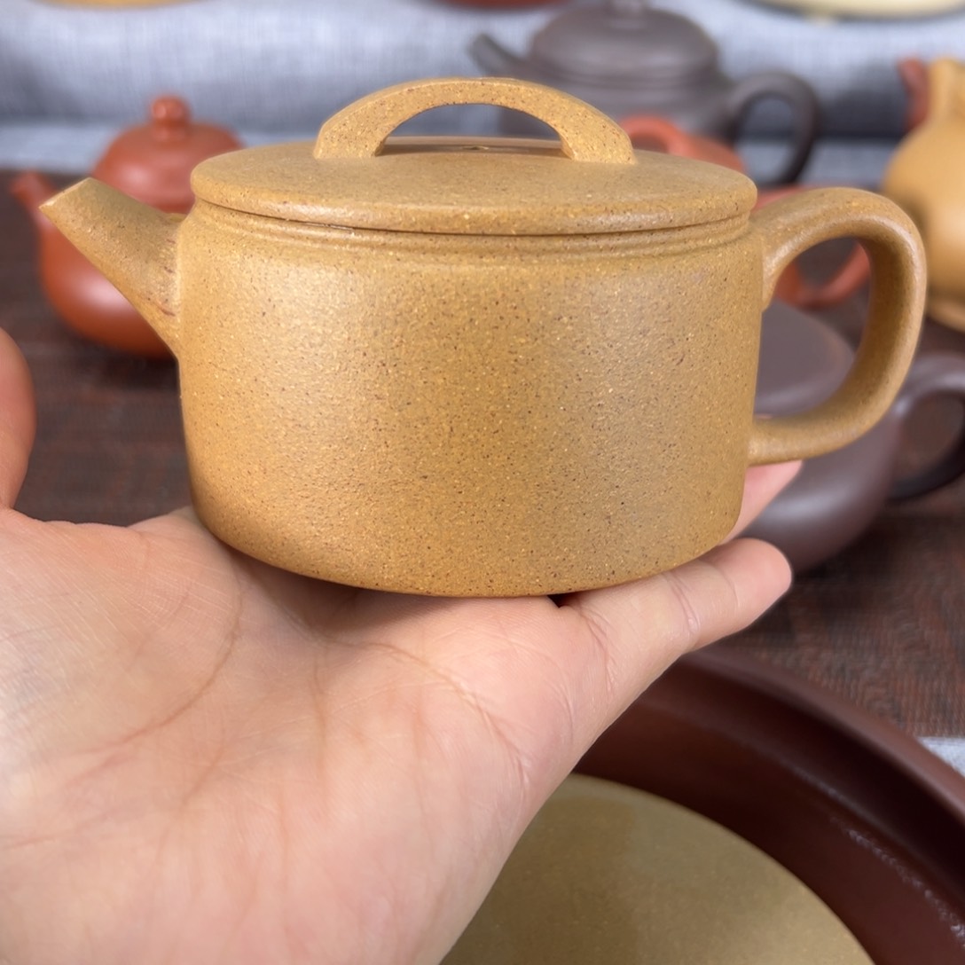 紫砂茶壶黄金段汉瓦