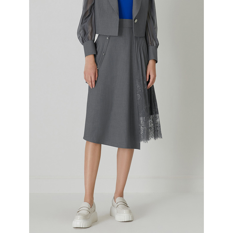 【小花】莱芙艾迪儿中长裙（半截裙）1E1Q83161