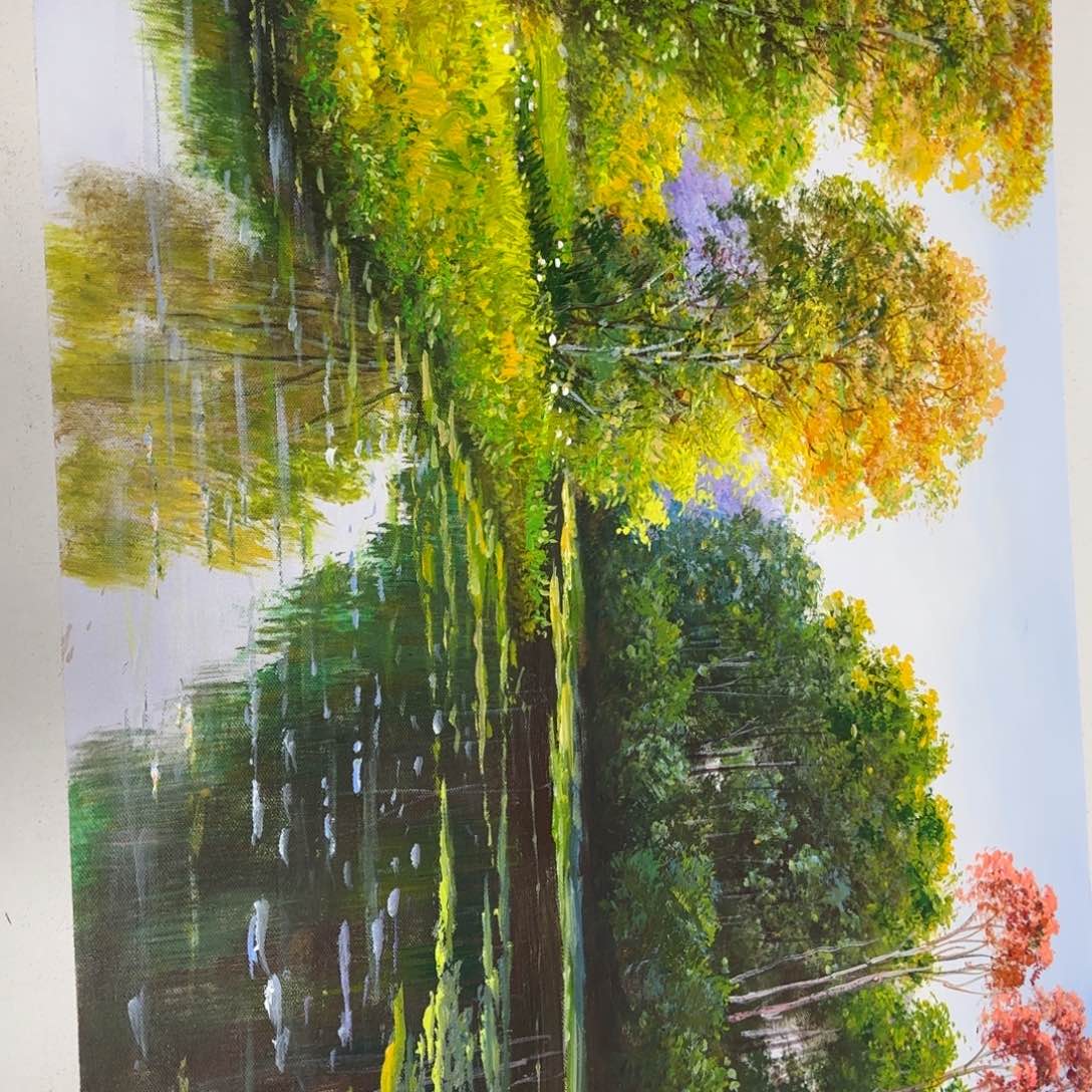 油画好想去看看这一幕
