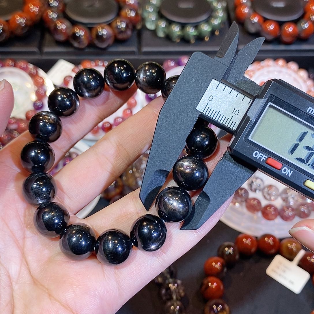 辉石手串未镶嵌M*尘13.1mm左右