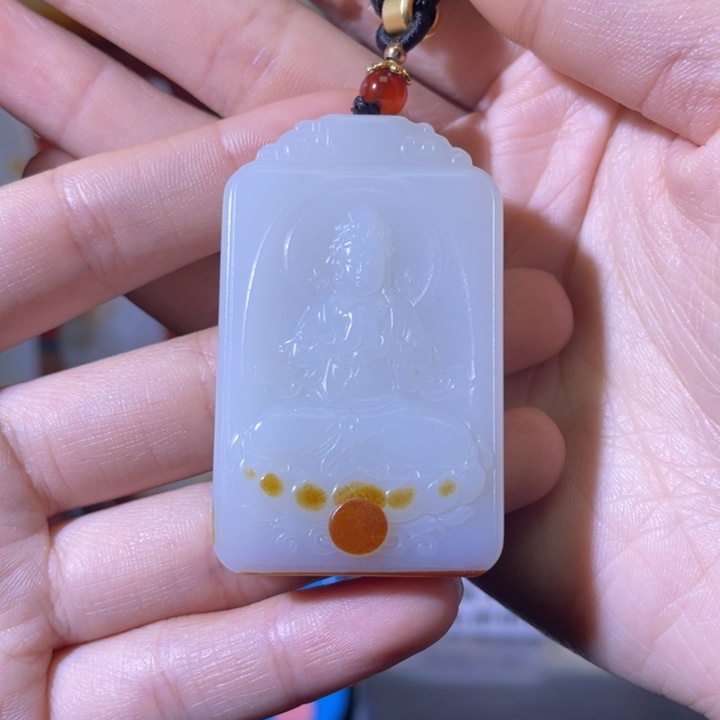 和田玉挂件未镶嵌塞***。