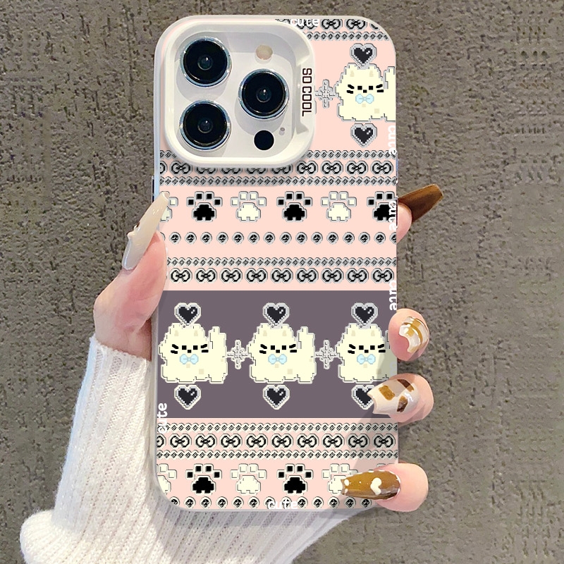 像素小猫华为磨砂适用华为Mate60及Pro+手机壳苹果韩式日系手机壳