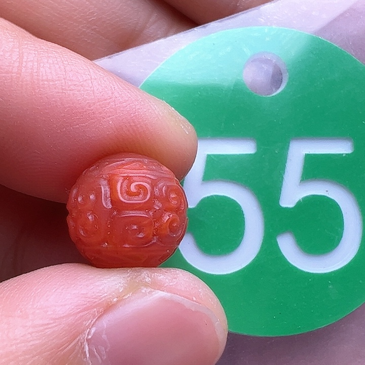 南红玛瑙未镶嵌珠宝奇石10.8m m