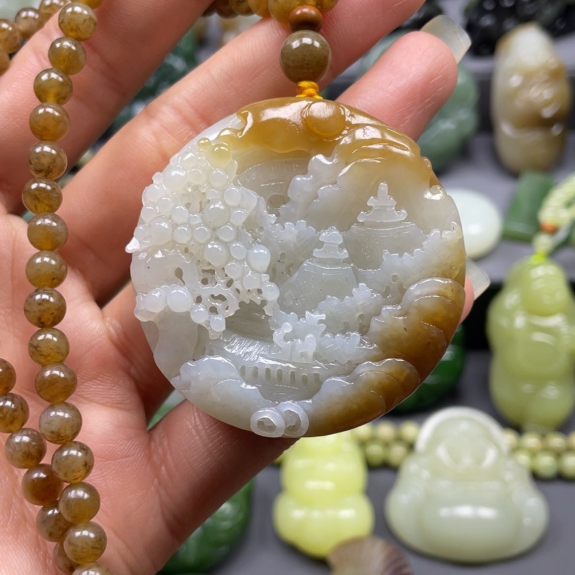 【闪购商品】未镶嵌和田玉挂件