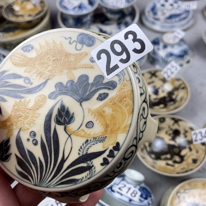 郭***明瓷片手工手绘手工制作