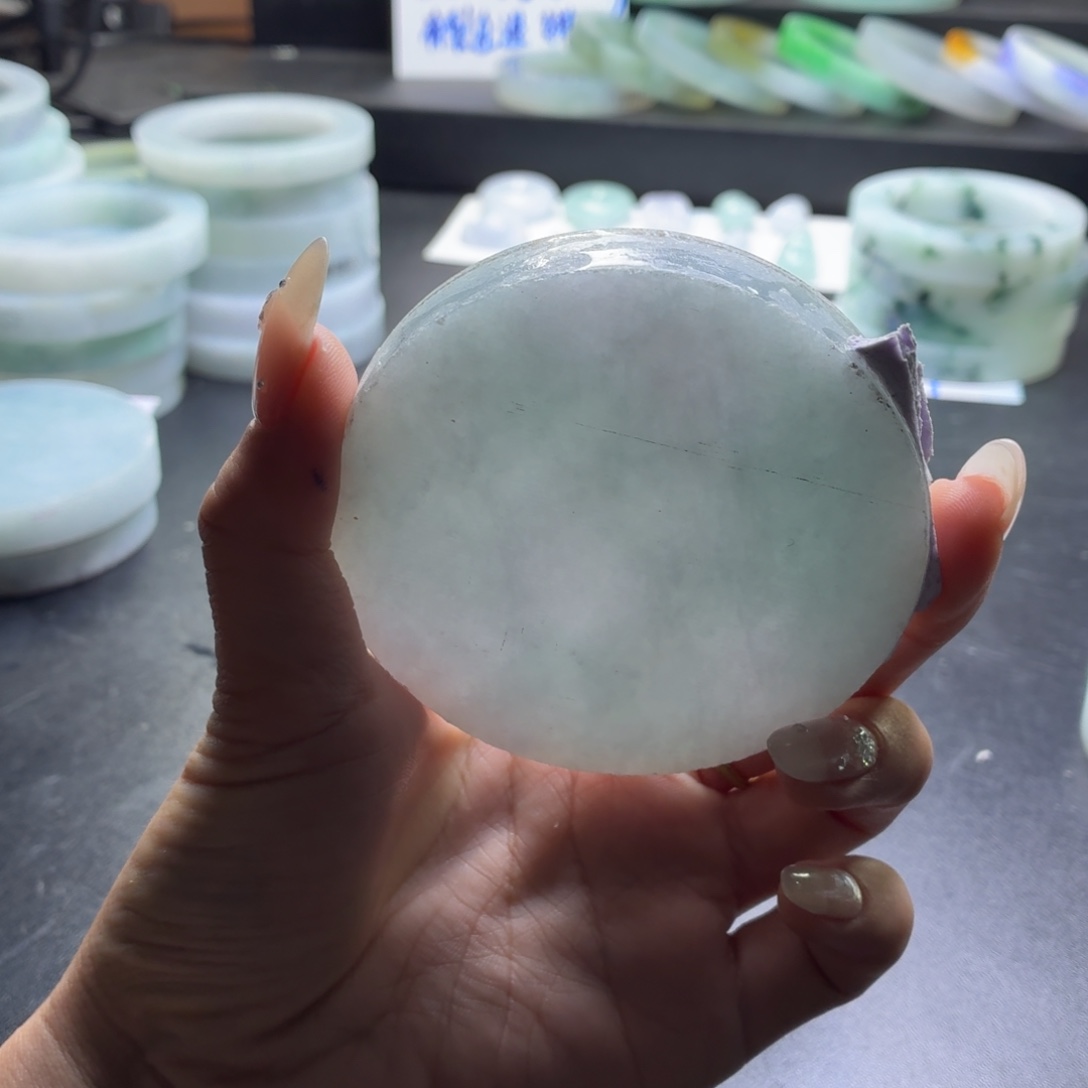 南***夏定制翡翠未镶嵌翡翠