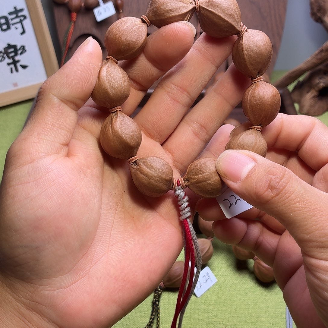 ¥***¥手串/手链橄榄核梅林铁核22.26