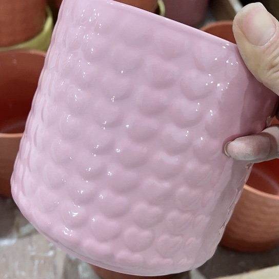 多肉绿植陶瓷花盆9.9包邮，有孔