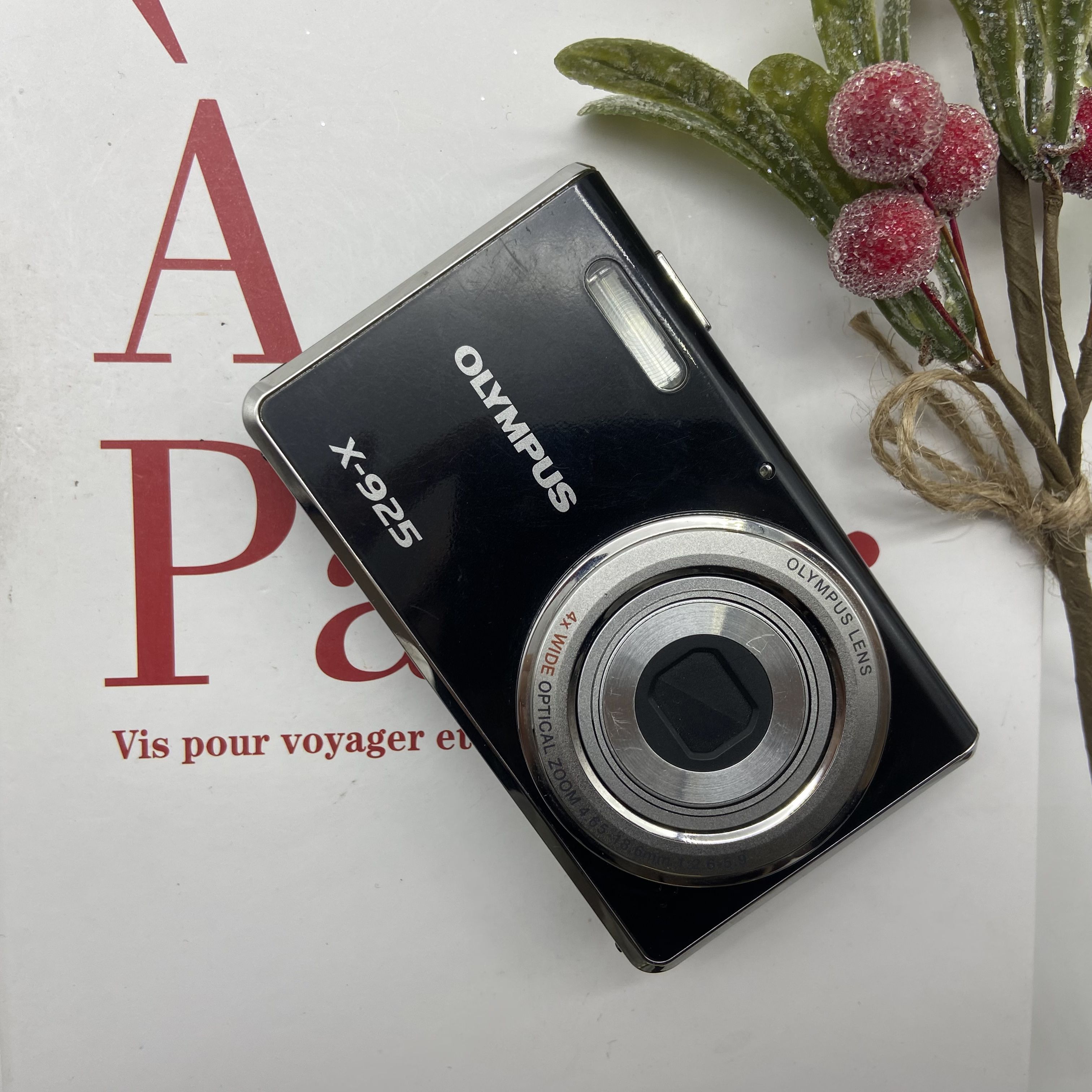 95新 Olympus/奥林巴斯 X-925 1200万像素4倍变焦no退no换 (压痕）