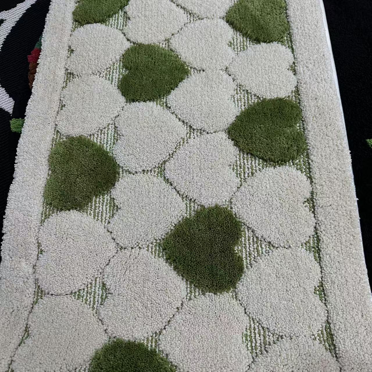 心形轻奢家用卧室床边毯飘窗垫加厚加密爱心亲肤柔软【60-180cm】