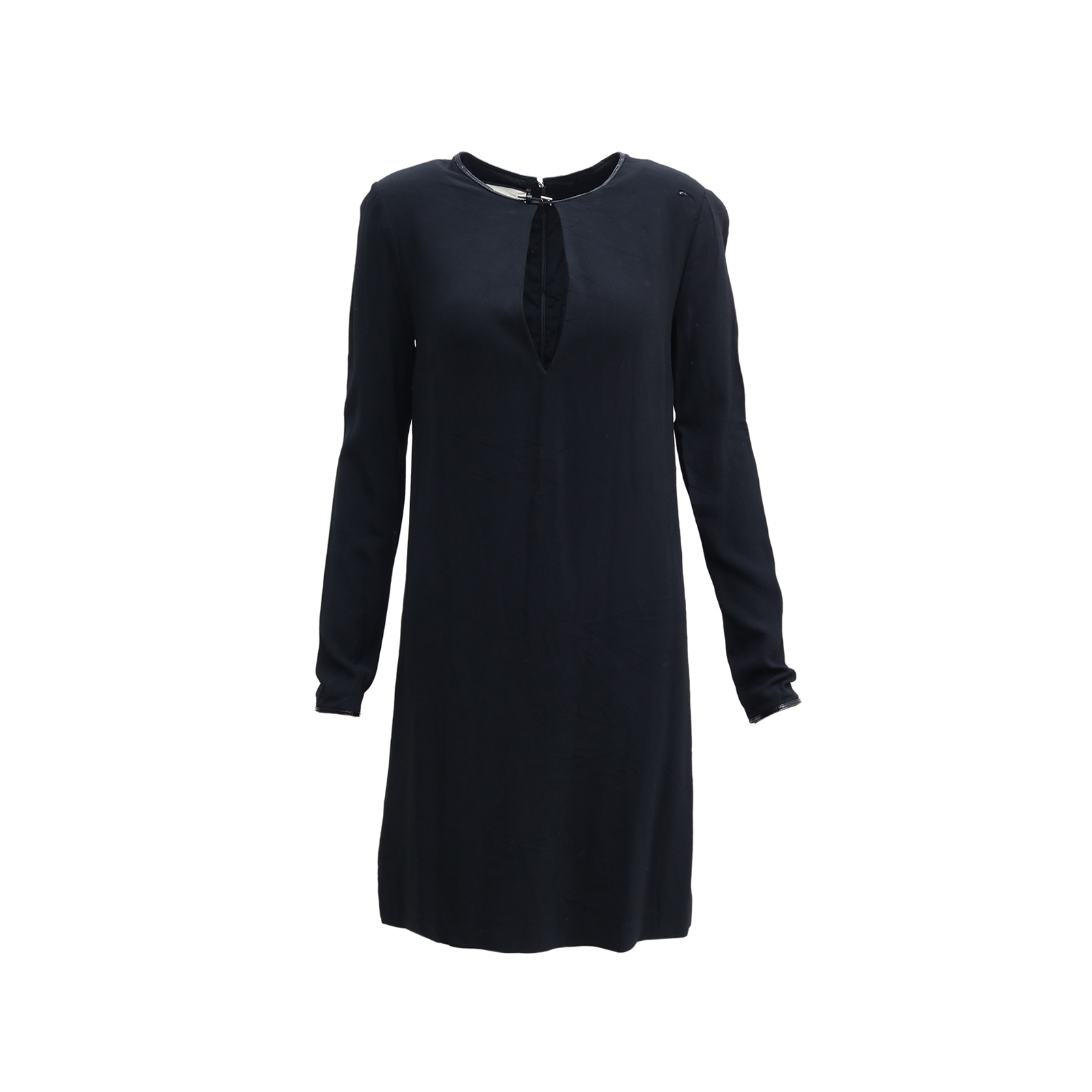 99新 GUCCI/古驰 活动 带扣长袖连衣裙 黑色 XS P231413072