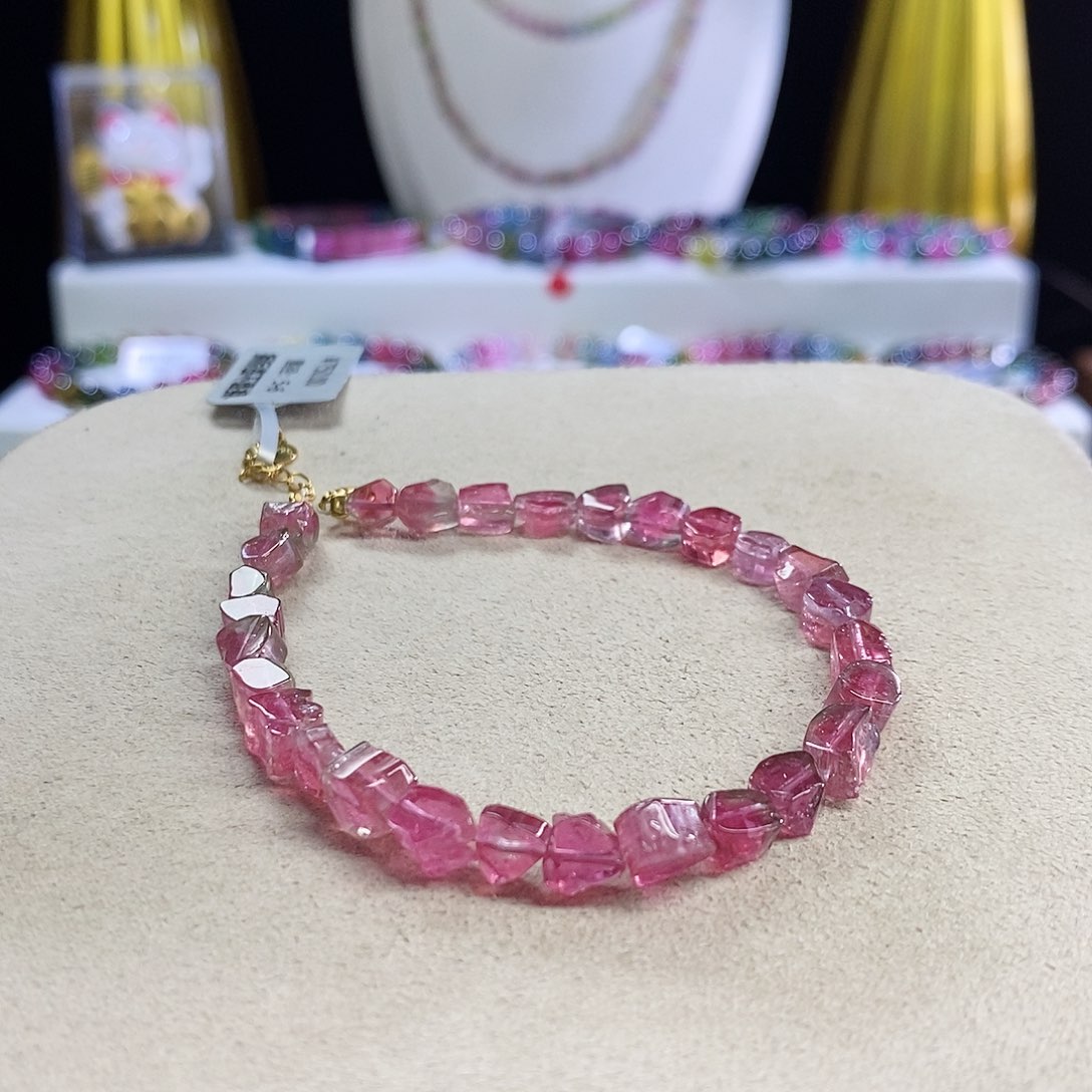 手链未镶嵌碧玺方糖切片