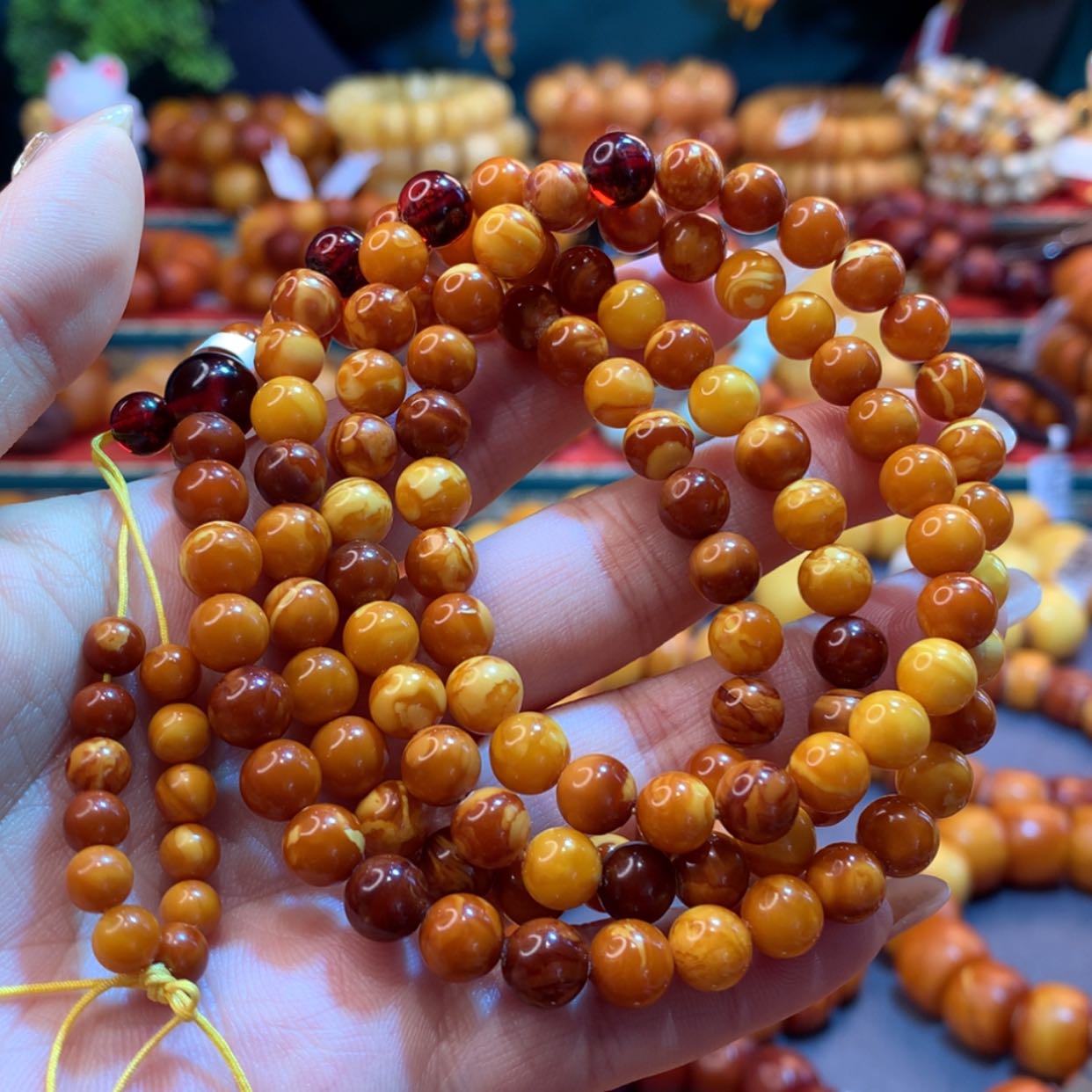 【闪购商品】蜜蜡手链未镶嵌蜜蜡手链