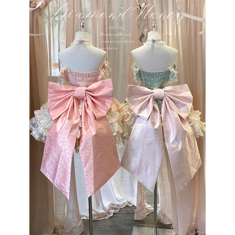 【爱神花语】春夏仙女裙·超重工玫瑰蕾丝浪漫氛围感仙女公主裙配件