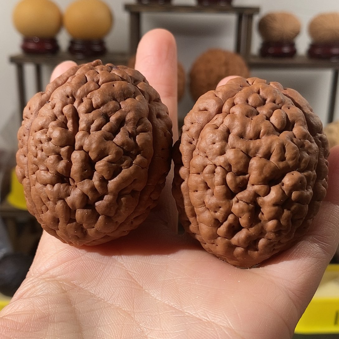 吊坠文玩核桃三瓣脑纹金刚4656