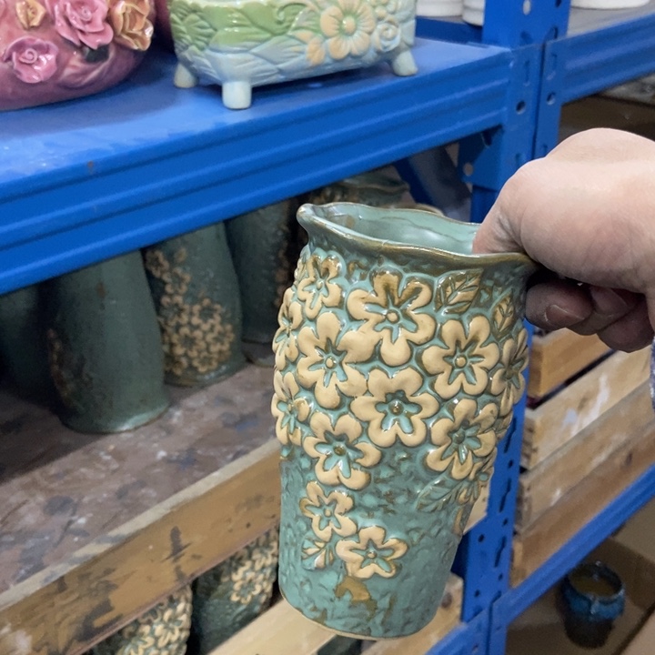 陶瓷花盆单场满9.9发9*15