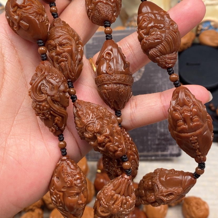 【闪购商品】橄榄核吊坠橄榄手工雕刻工艺