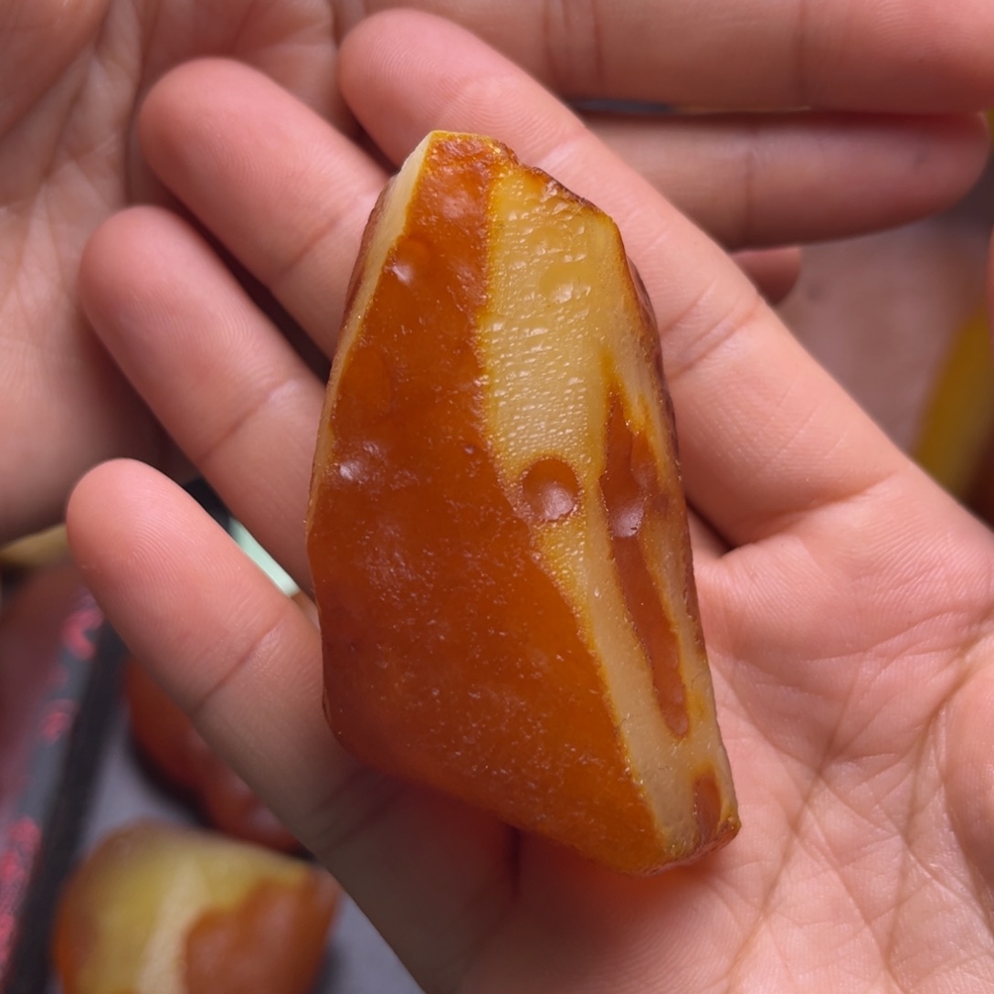 定制琥珀未镶嵌琥珀蜜蜡原石定制