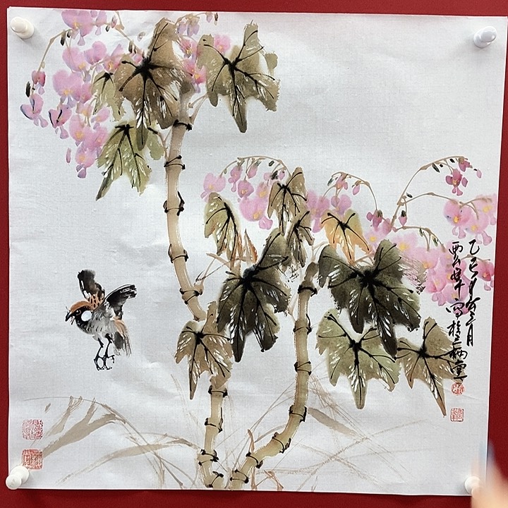 国画书画作品纯手绘