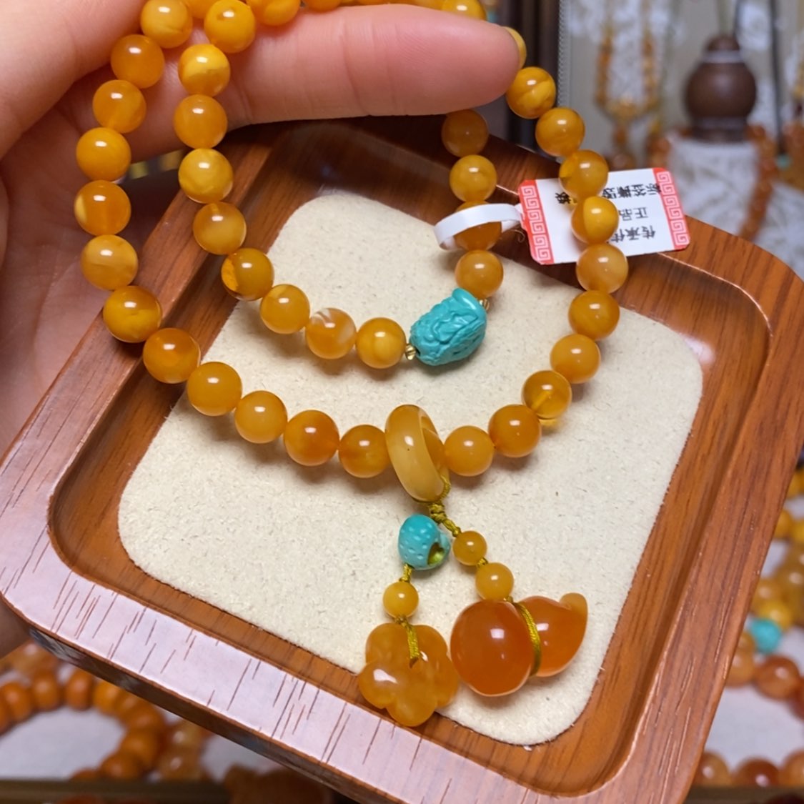 【闪购商品】手链蜜蜡未镶嵌手串