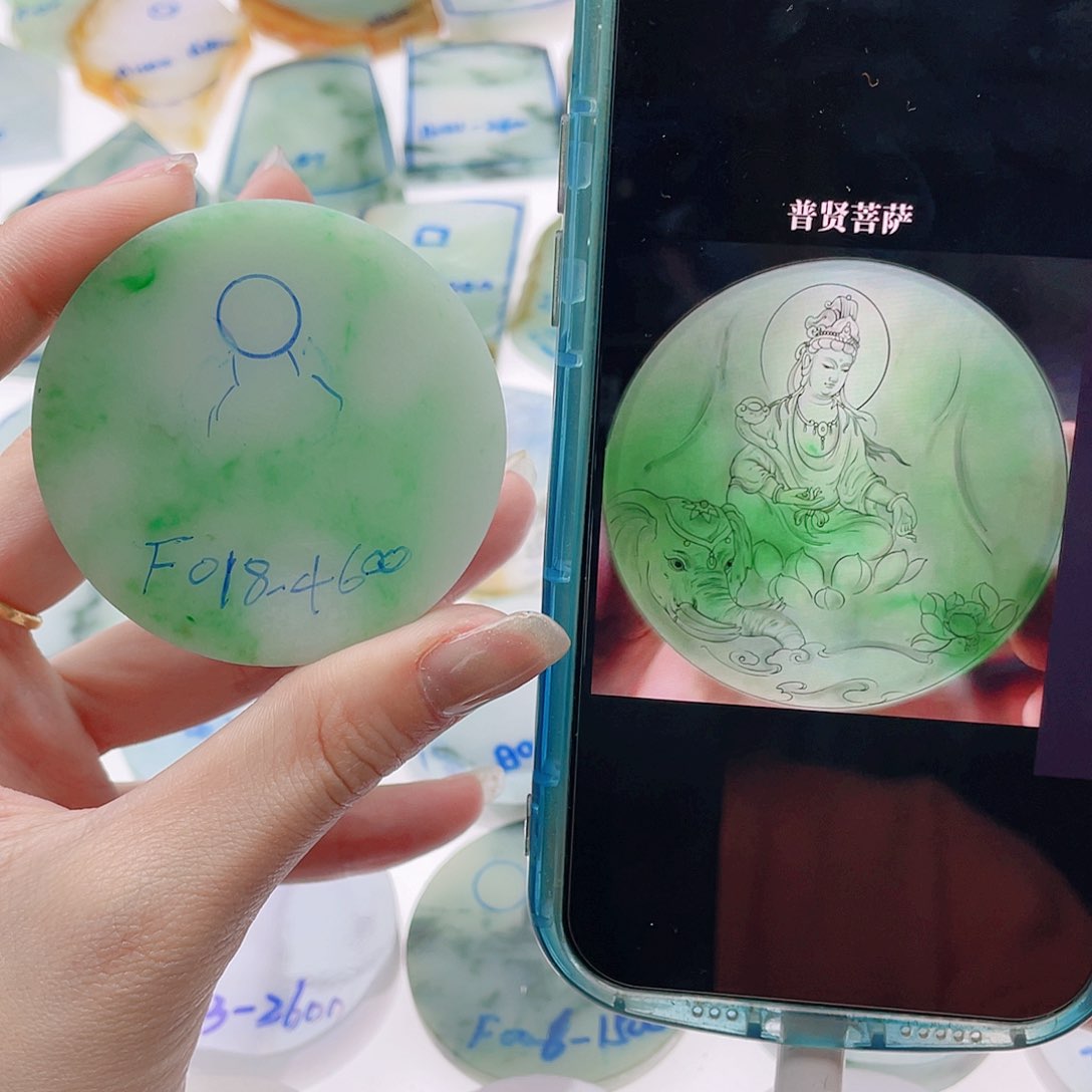 定制翡翠未镶嵌纯天然缅甸a货翡翠