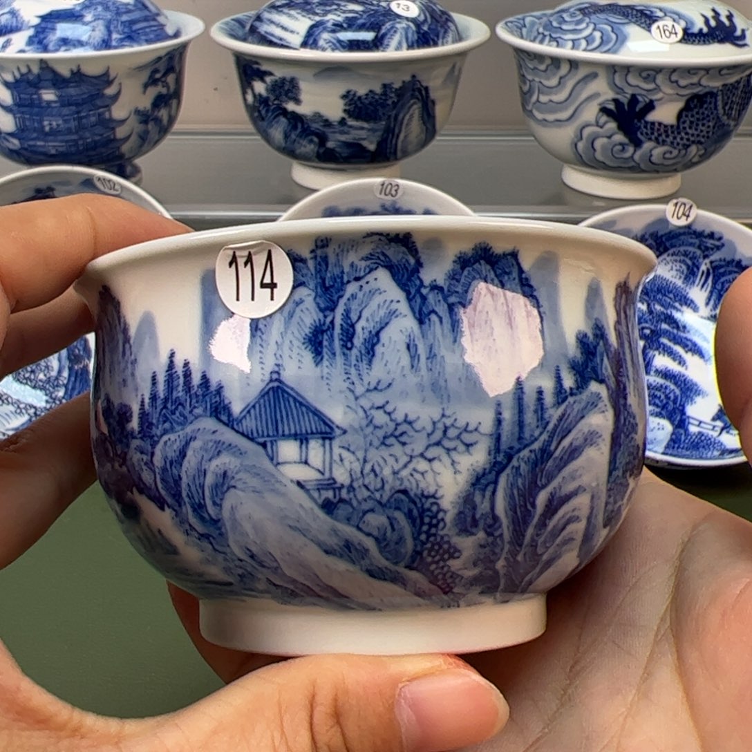 杯木木景德镇纯手绘茶具114