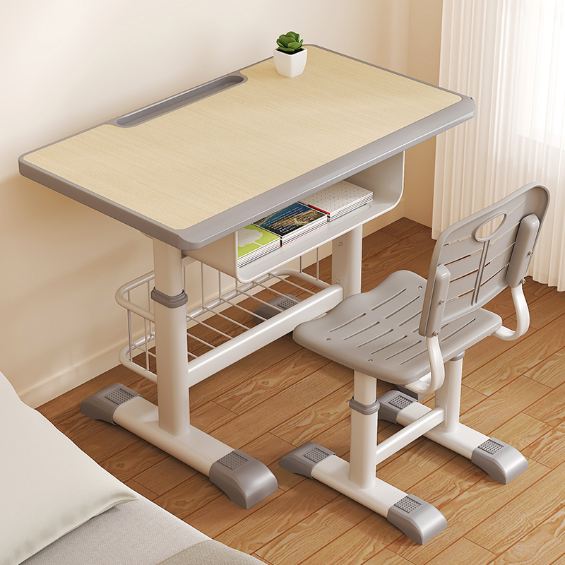 学校同款小学生书桌家用儿童学习桌写字桌椅小孩作业专用课桌套装