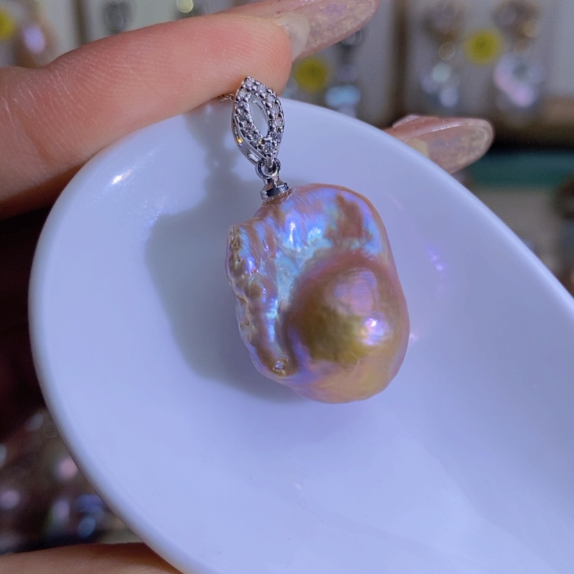 【闪购商品】淡水珍珠天然淡水珍珠合金