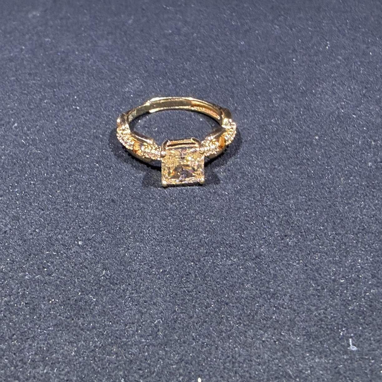 [南非甄选】 NFZX  LC-1904 DIY套链【香槟色四爪环扣戒指首饰 