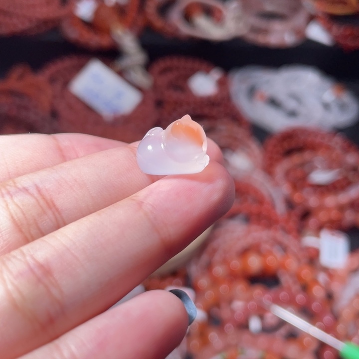 南红玛瑙未镶嵌无相猫1073