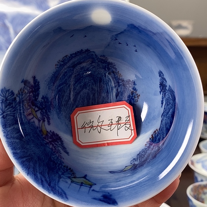 杯古**厂景德镇手工手绘陶瓷，高亮兴老师作品