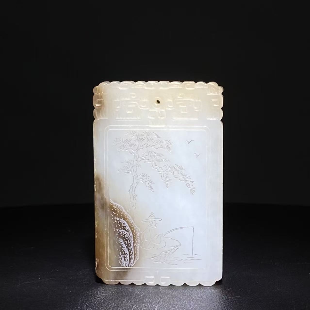 【清代】-古玉子冈牌2510180106