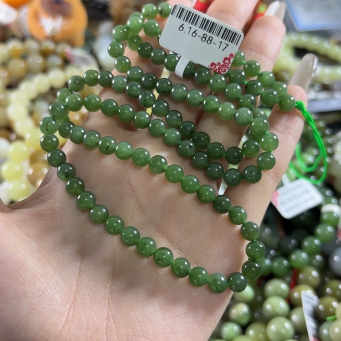 和田玉未镶嵌手链251