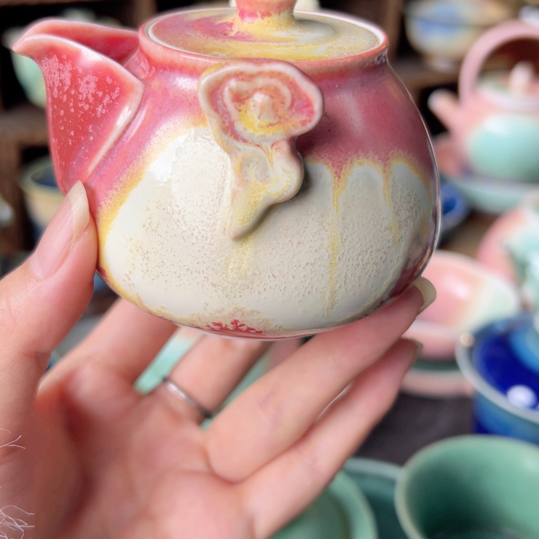 盘纯手工艺制作工艺柴烧