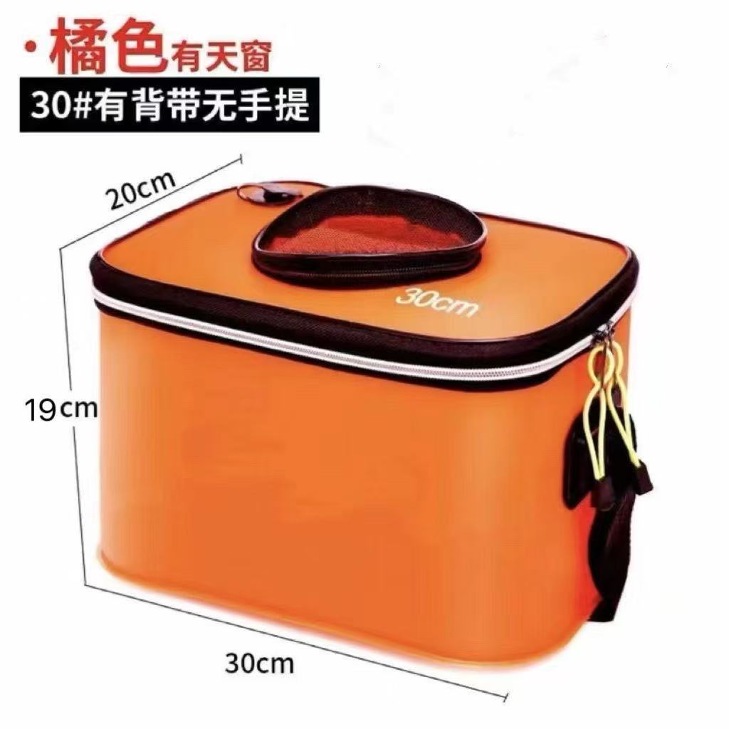 加厚EVA折叠钓鱼桶多功能活鱼桶鱼箱装鱼桶渔具用品