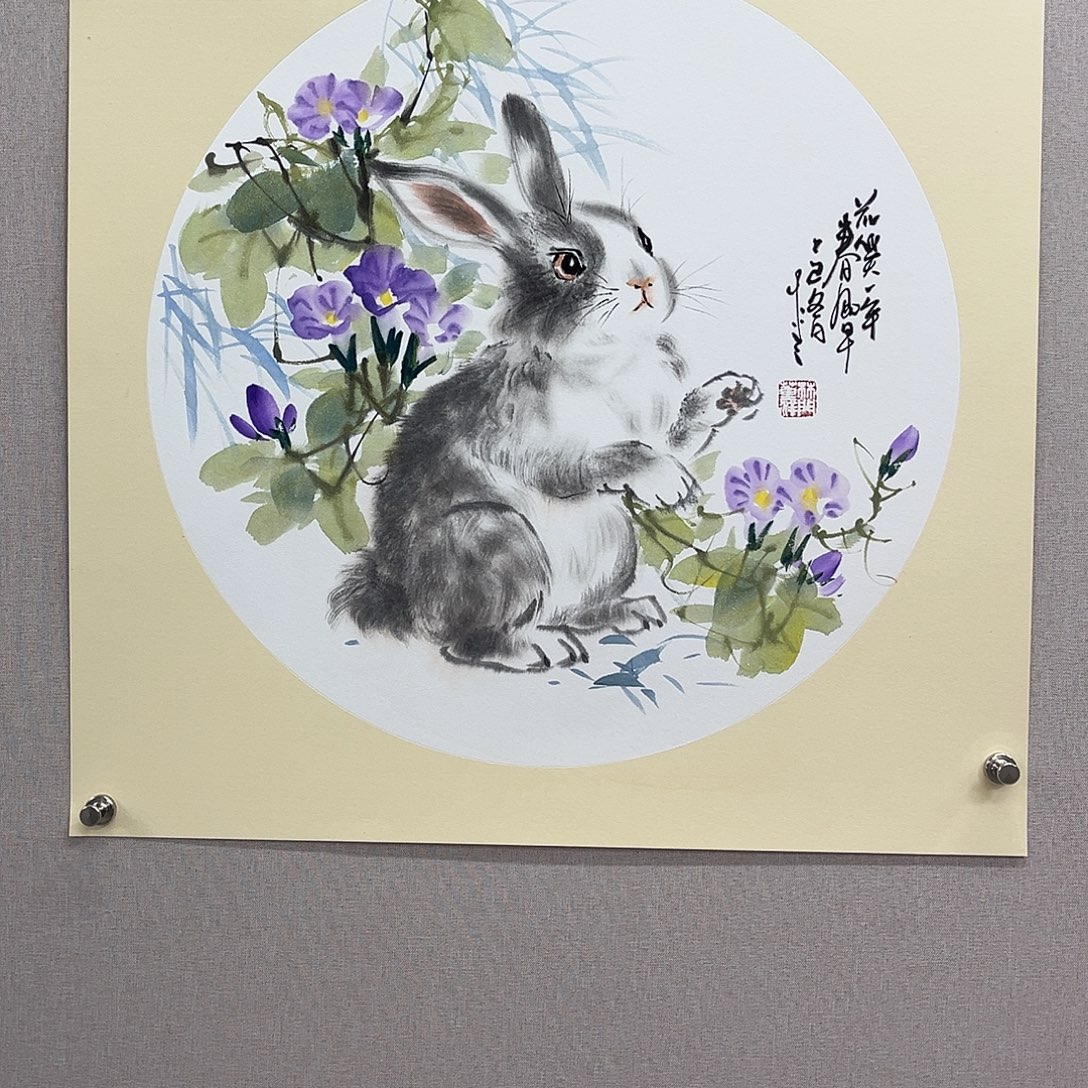 国画艺术家真人手绘