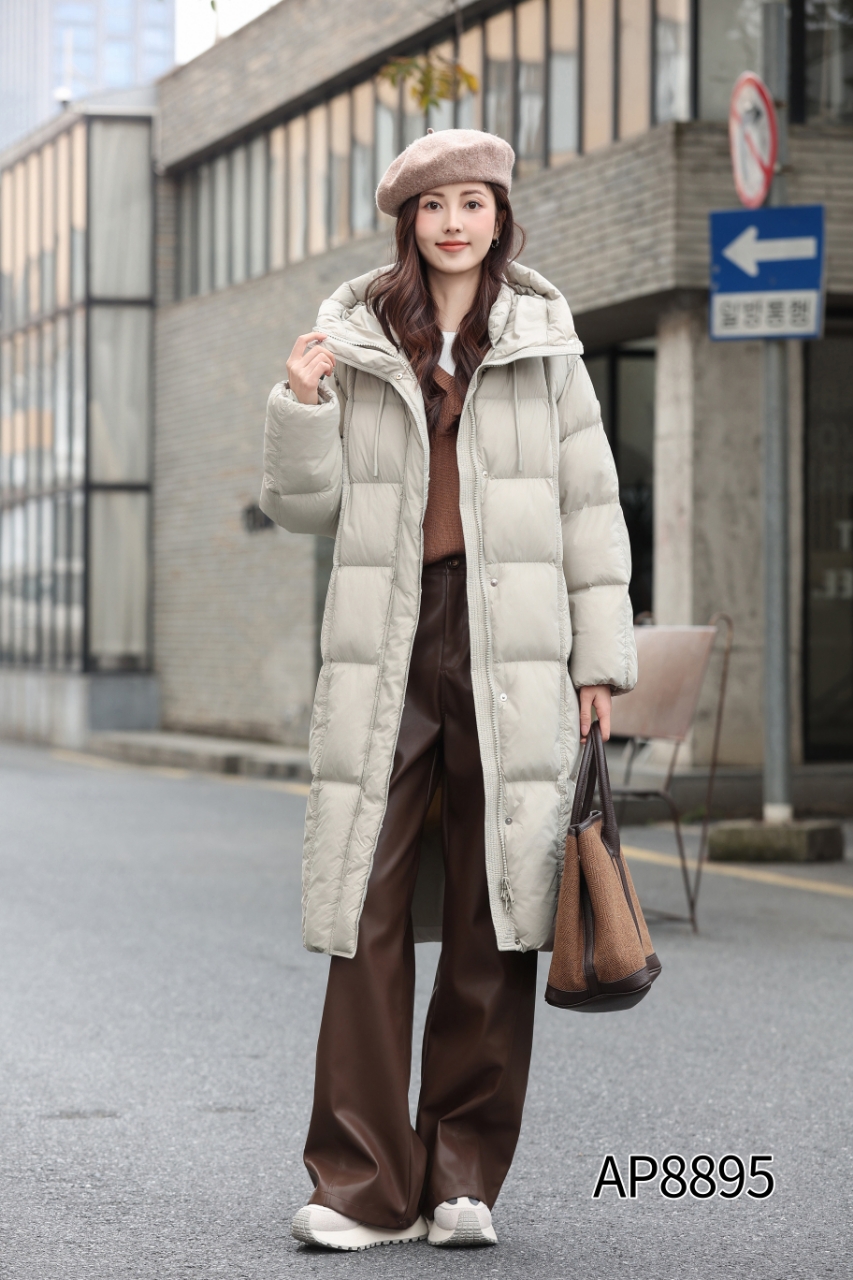 长款常规中长休闲女款过膝女装加厚宽松保暖冬装