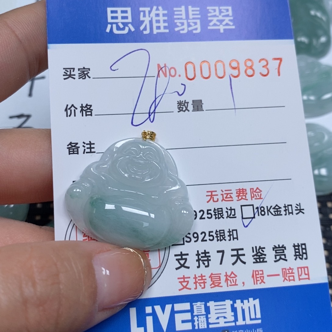 翡翠颈饰未镶嵌天然缅甸翡翠