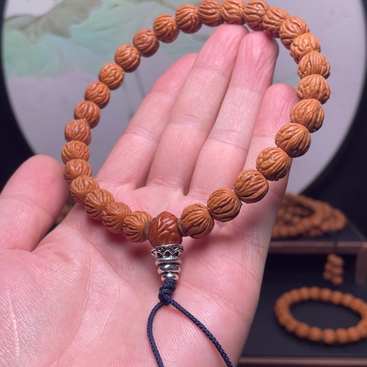 手串桃核11龙鳞手持