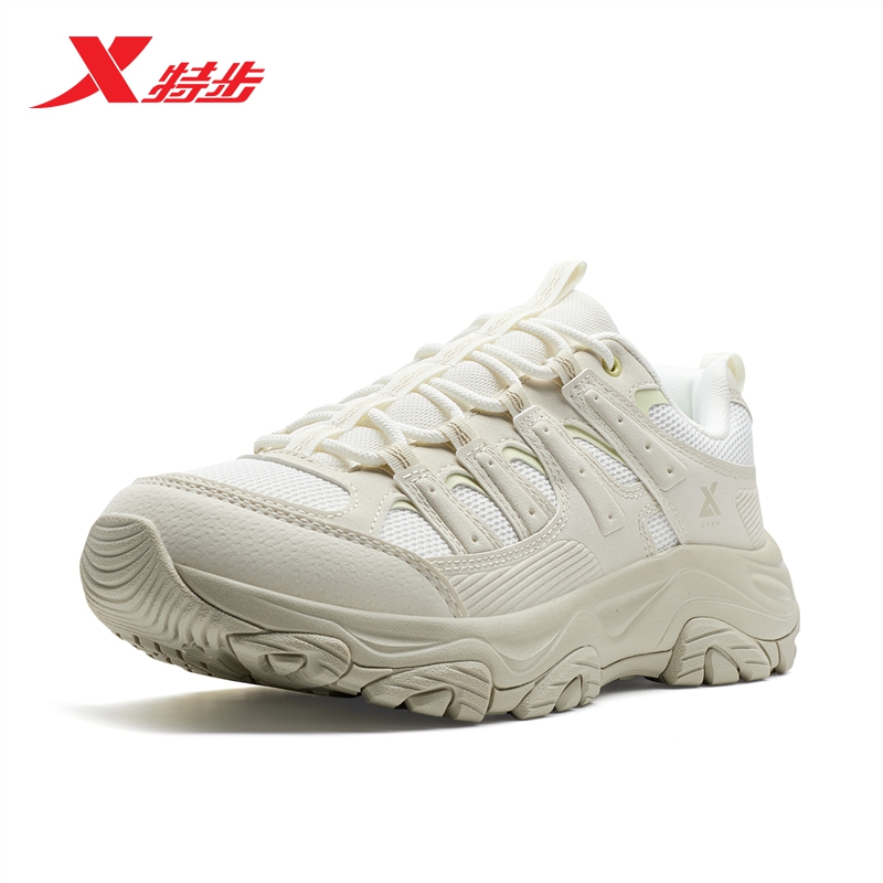 XTEP/特步秋季复古网面低帮轻便透气女徒步户外鞋974118170025