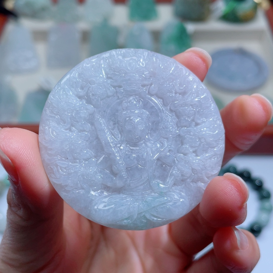 翡翠未镶嵌颈饰翡翠13