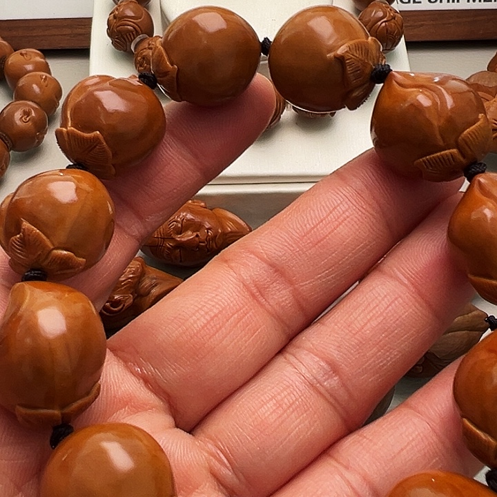 橄榄核手串/手链寿桃串