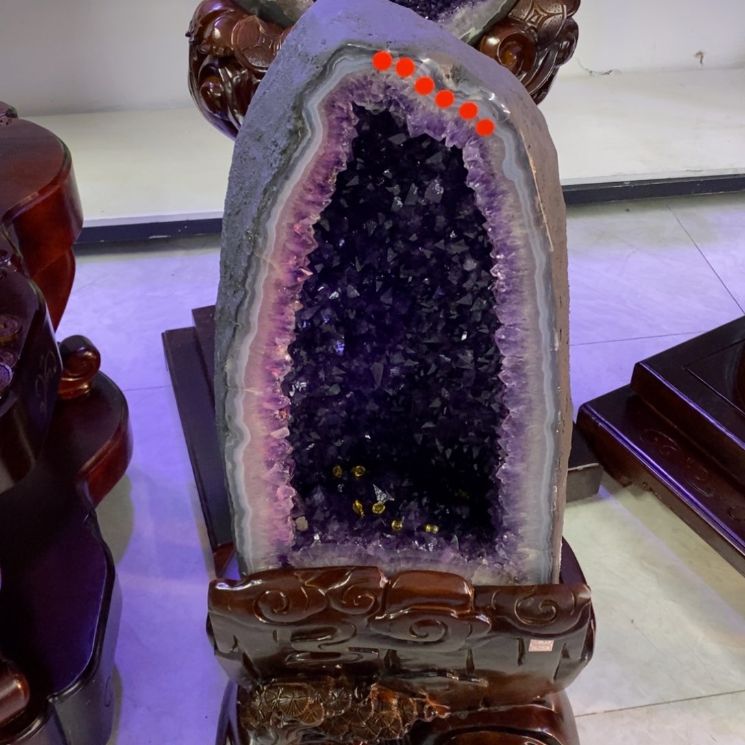 水晶摆件婷未镶嵌